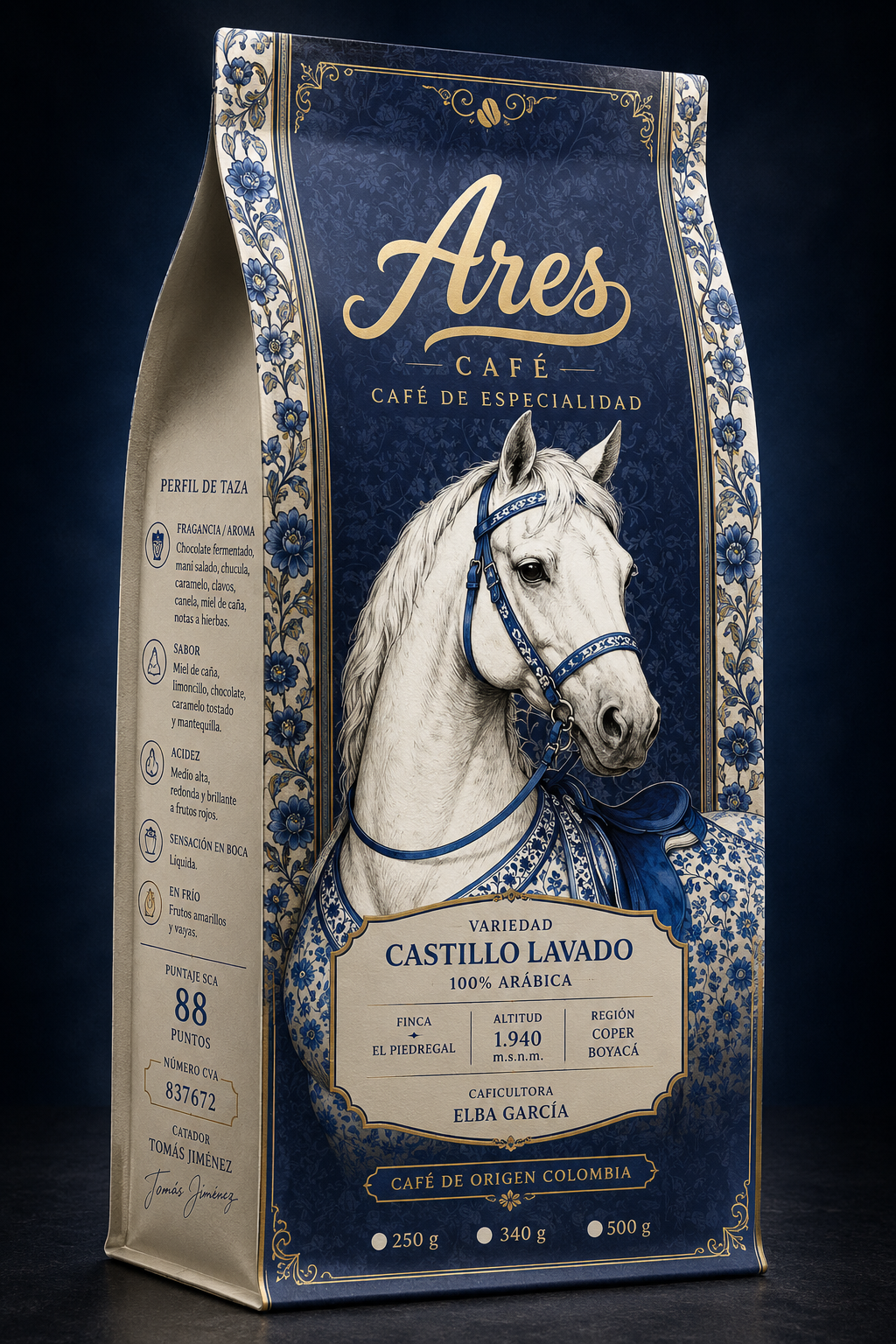 ARES Castillo Lavado café de especialidad colombiano